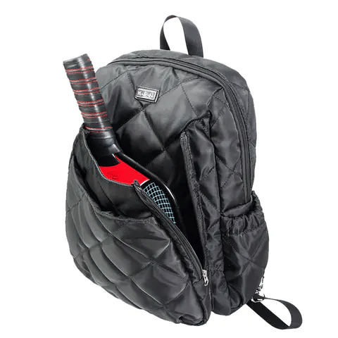 Hadaki Vegan Quilted Pickleball Backpack-StrongSuitcases.com 