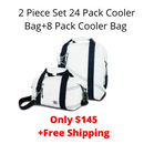 SailorBags Coolest Of All 2 Piece Set 24 Pack Cooler Bag+8 Pack Cooler Bag