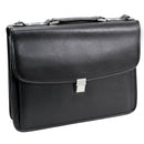 McKlein Chicago 17" Nylon Patented Detachable -Wheeled Laptop Overnight with Removable Briefcase