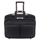 McKlein ROOSEVELT 17" Nylon Patented Unisex Detachable 2-in-1 Wheeled Laptop Briefcase w/ Removable Sleeve