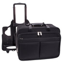 McKlein ROOSEVELT 17" Nylon Patented Unisex Detachable 2-in-1 Wheeled Laptop Briefcase w/ Removable Sleeve