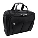 McKlein Pearson 17" Nylon Expandable Double Compartment Laptop Briefcase