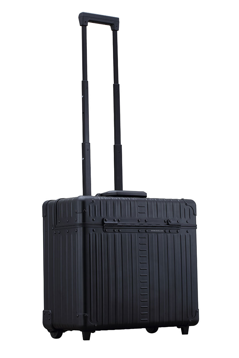 Aleon 17″ Aluminum Vegan Rolling Pilot Case-Strongsuitcases.com