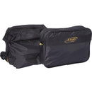 A. Saks 22” Carry-On Folding 420D Nylon Duffel Bag with Storage Pouch - Strong Suitcases-Vegan Luggage