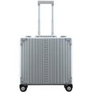 Aleon 17" Deluxe Rolling Wheeled Aluminum Hardside Business Briefcase Free Shipping - Strong Suitcases-Vegan Luggage