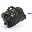 A. Saks 20" Expandable Lightweight and Durable 420D Nylon Wheeled Duffel Free Shipping - Strong Suitcases-Vegan Luggage