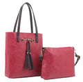 Liz Soto Jane Premium vegan leather tote bag 2 bags in 1 Horsebit