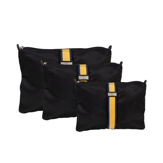 Hadaki Eco-friendly Vegan 3 Piece Travel  Zip Carry All Pod Set