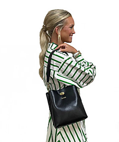 Liz Soto Lola Premium vegan leather Bucket Bag