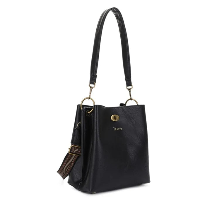 Liz Soto Lola Premium vegan leather Bucket Bag