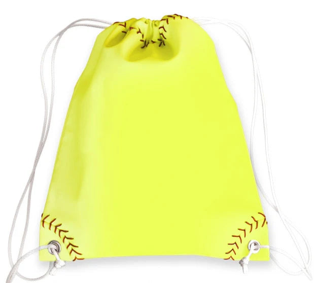 Zumer Softball Drawstring Bag w/ or w/o USA Flag