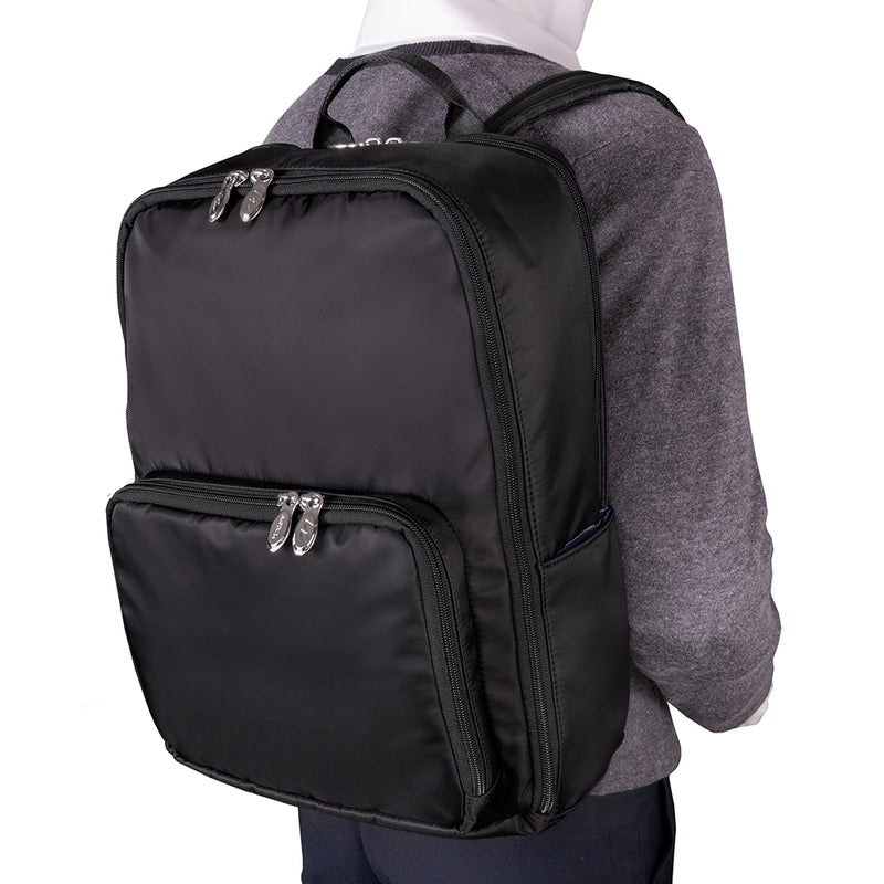 McKlein Transporter Vegan 15" Nylon Dual-Compartment, Laptop & Tablet Backpack