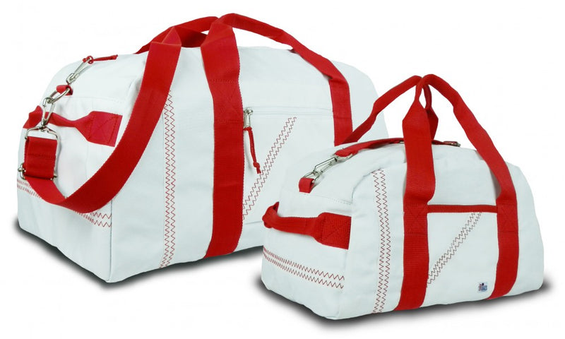 SailorBags 2 Piece Set XL Square Duffel+ Small Duffel 1 Day/ 2 Day Duffel Set