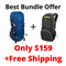 Bundle Offer Ecogear Water Dog 2L Hydration Backpack+Ecogear 60L Backpack