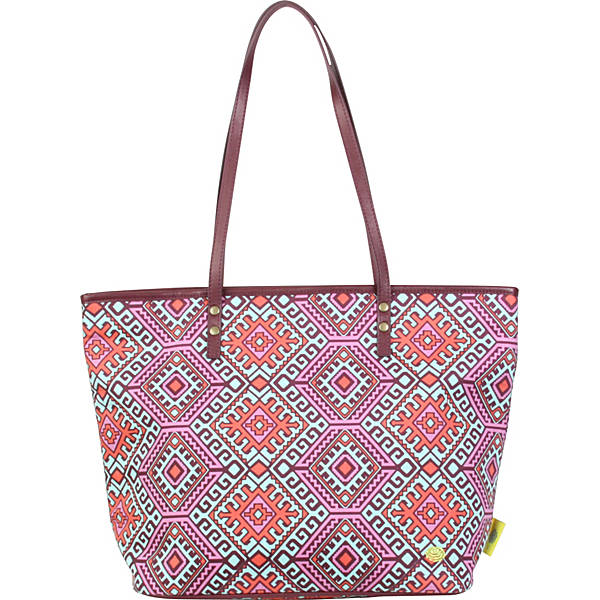 Amy Butler Sweet Bliss Vegan Pleather Carry All Tote Bag