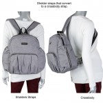 Kalencom Chicago Convertible Eco-friendly Vegan Diaper Backpack Urban Sling - Strong Suitcases-Vegan Luggage