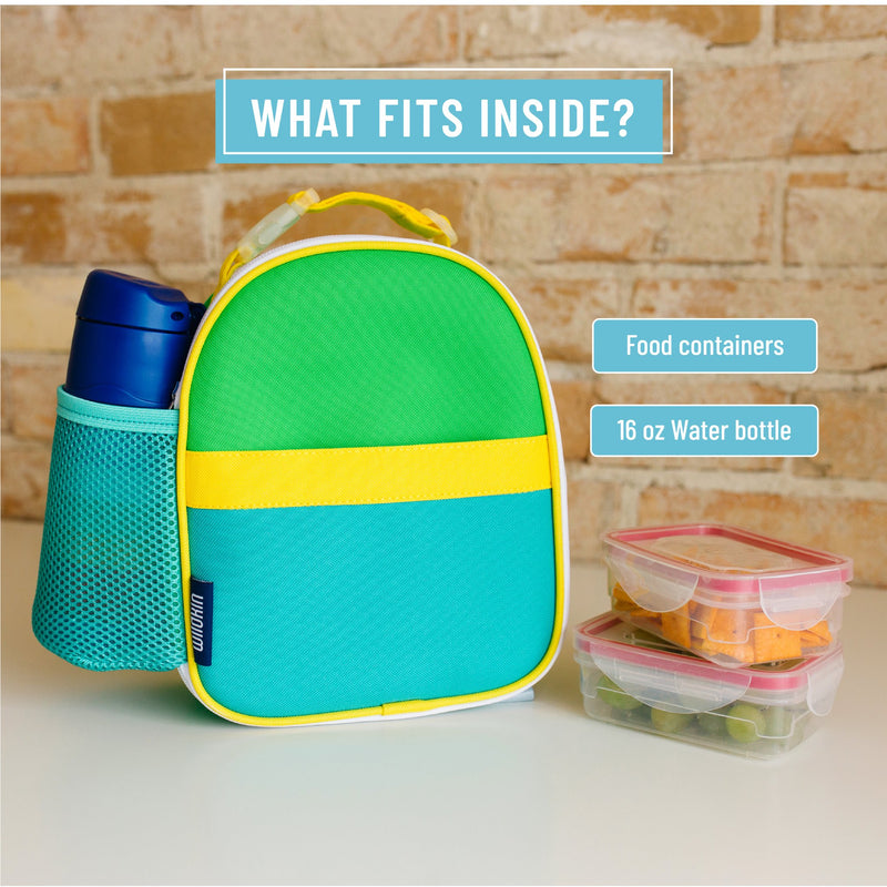 Wildkin Vegan Clip-in Lunch Box+Pack It All 15" Backpack Set