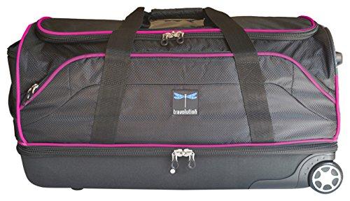 Travolution 28" Convertible Wheeled Duffel with Garment Rack Free Shipping - Strong Suitcases-Vegan Luggage