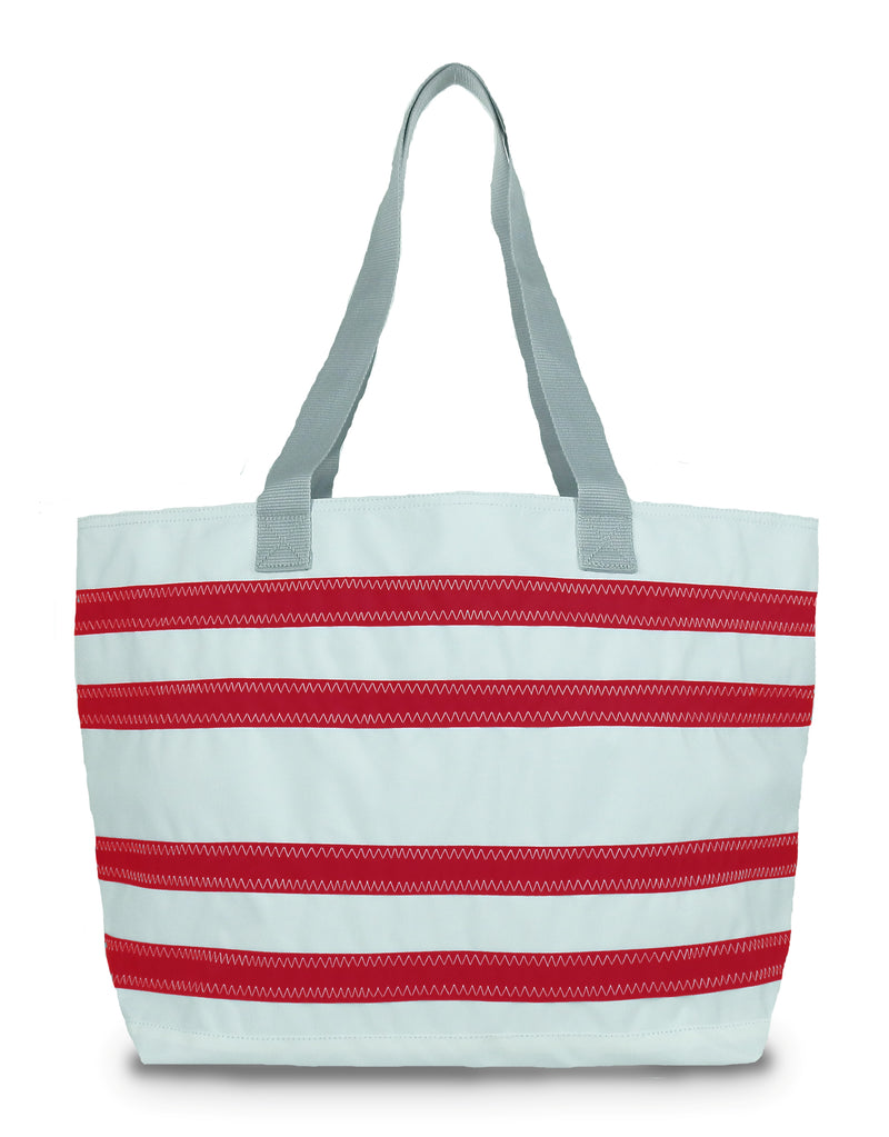 SailorBags Nautical Stripe Beach Large  Vegan Tote