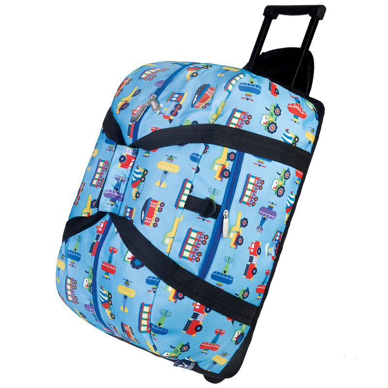 Wildkin Kids Rolling Duffel Bag - Strong Suitcases-Vegan Luggage