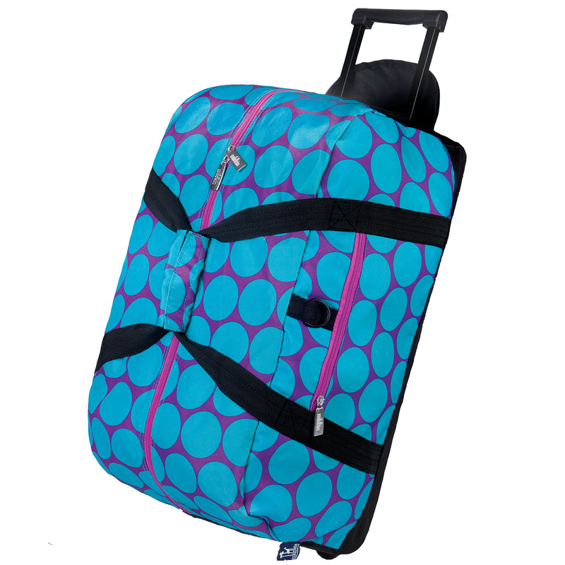 Wildkin Kids Rolling Duffel Bag - Strong Suitcases-Vegan Luggage