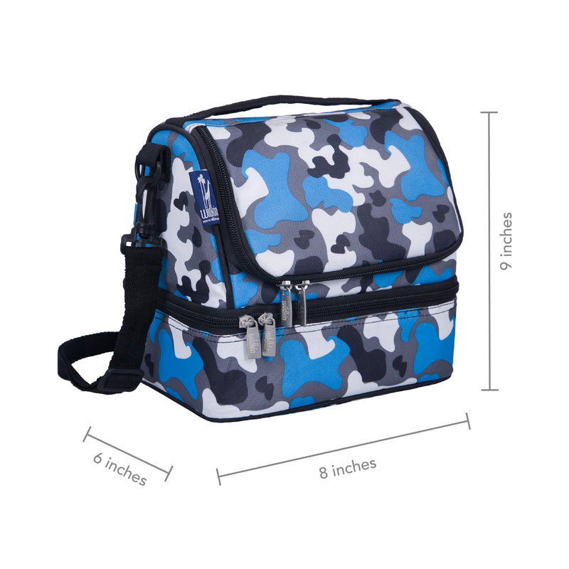Wildkin Insulated Two Compartment Lunch Bag - Strong Suitcases-Vegan Luggage