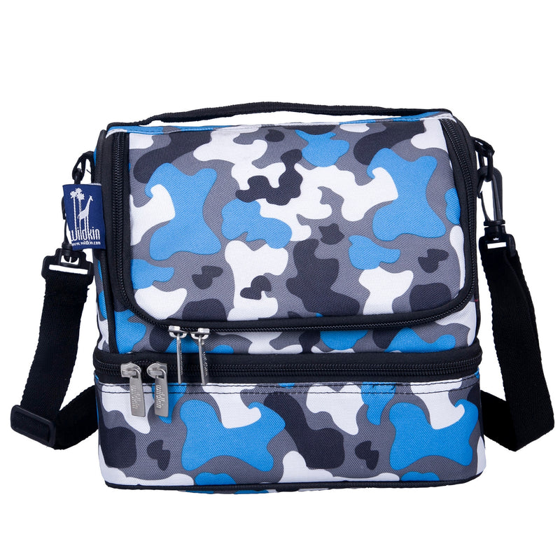 Wildkin Rip-Stop Blue Two Compartment Lunch Bag