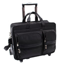 McKlein CLINTON 17" Nylon Patented Detachable -Wheeled Laptop Briefcase