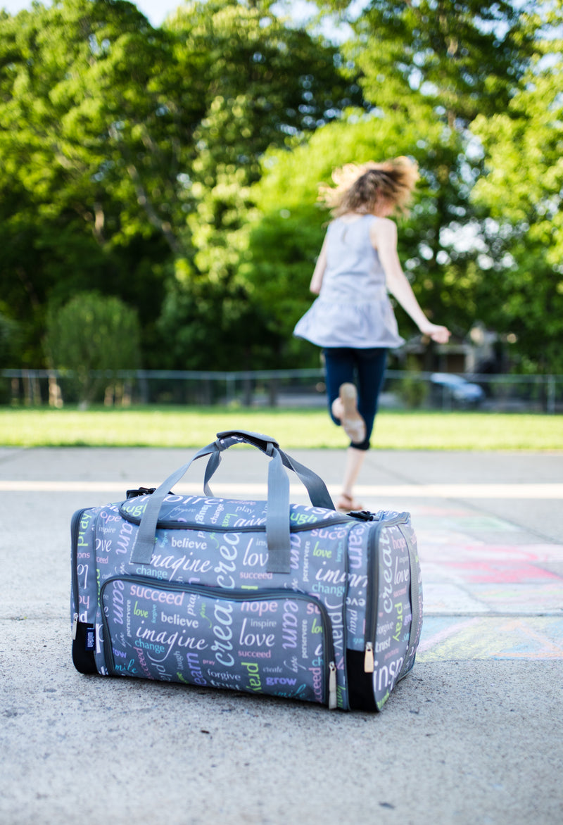 Wildkin Blue Camo Overnighter Duffel Bag