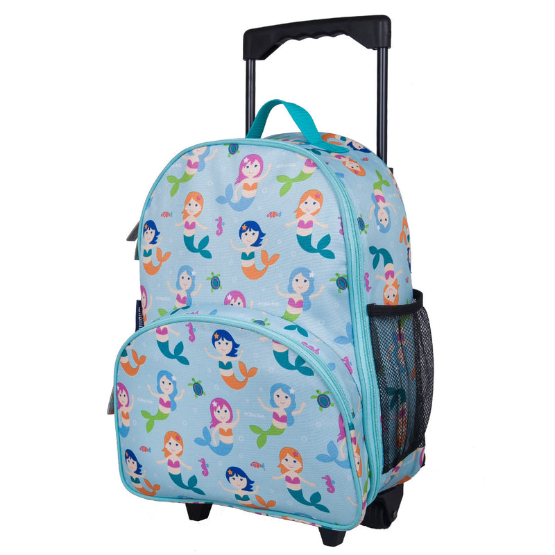 Wildkin Kids Rolling Luggage Under-seat Carry-on 16" Age:3-10 - Strong Suitcases-Vegan Luggage