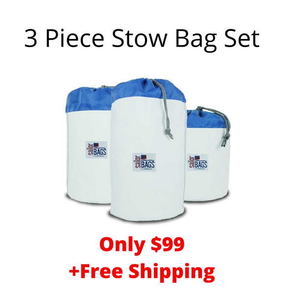 SailorBags Newport 3 Piece Set Stow Bag (XL+L+M)