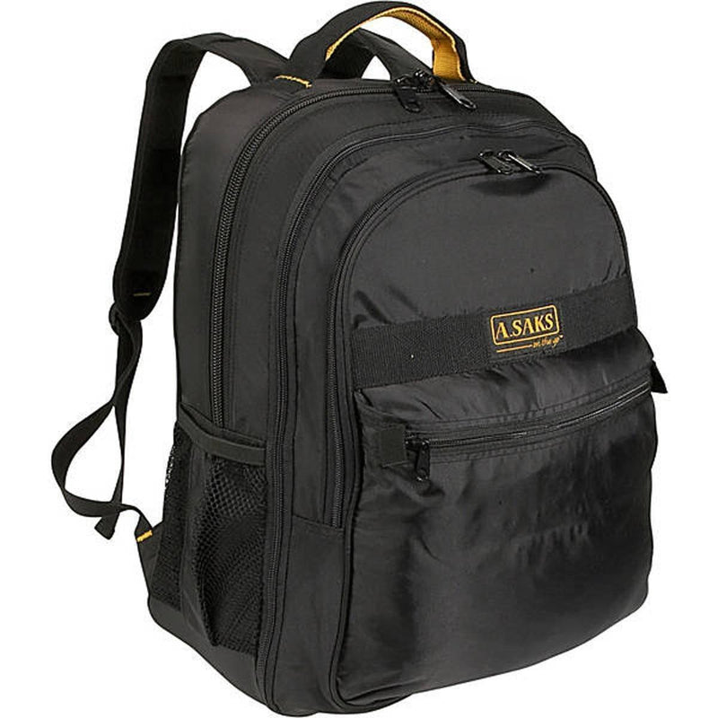 a saks expandable trolley laptop backpack A. Saks Vegan Expandable Lightweight Laptop Backpack -Strongsuitcases.com – Strong Suitcases-Vegan & Eco-friendly Bags