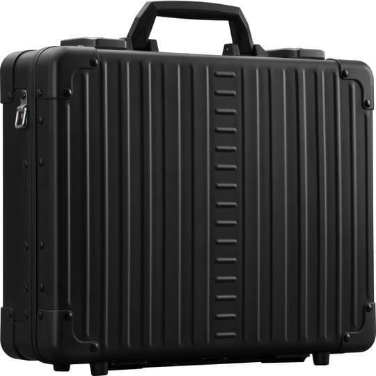 Aleon 17" Business Attache Aluminum Hardside Business Briefcase - Strong Suitcases-Vegan Luggage