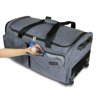 Mavii 28" Collapsible Innovative Costume Rack Rolling Duffel Bag+Free Bottle - Strong Suitcases-Vegan Luggage