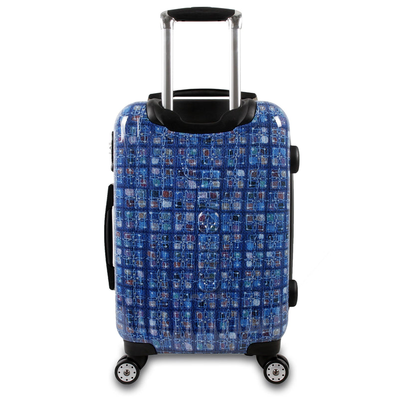 J World New York TITAN 29" Expandable Polycarbonate Luggage Carry on ART+Free Bag - Strong Suitcases-Vegan Luggage