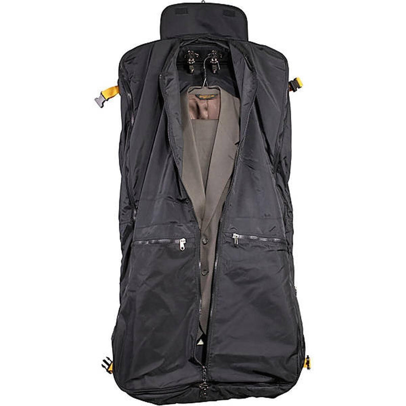 A. Saks Expandable Suit & Dress Travel & Storage Black Garment Bag - Strong Suitcases-Vegan Luggage