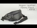 Goodhope Bags Vegan Leather Unisex Zip Fanny Pack - Strong Suitcases-Vegan Luggage
