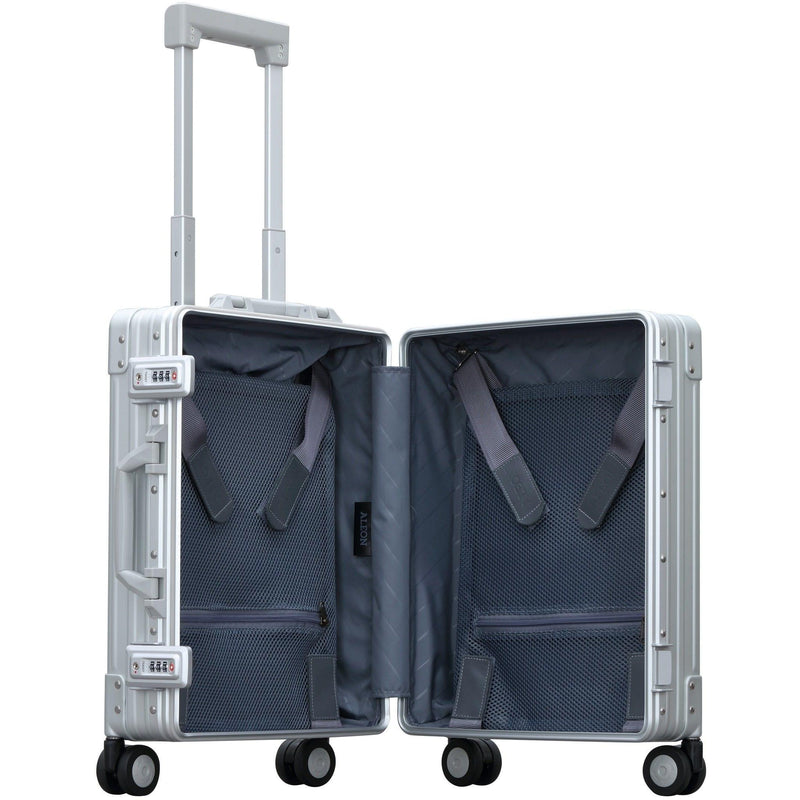Aleon 19" International Carry-On Aluminum Hardside Luggage Free Shipping - Strong Suitcases-Vegan Luggage