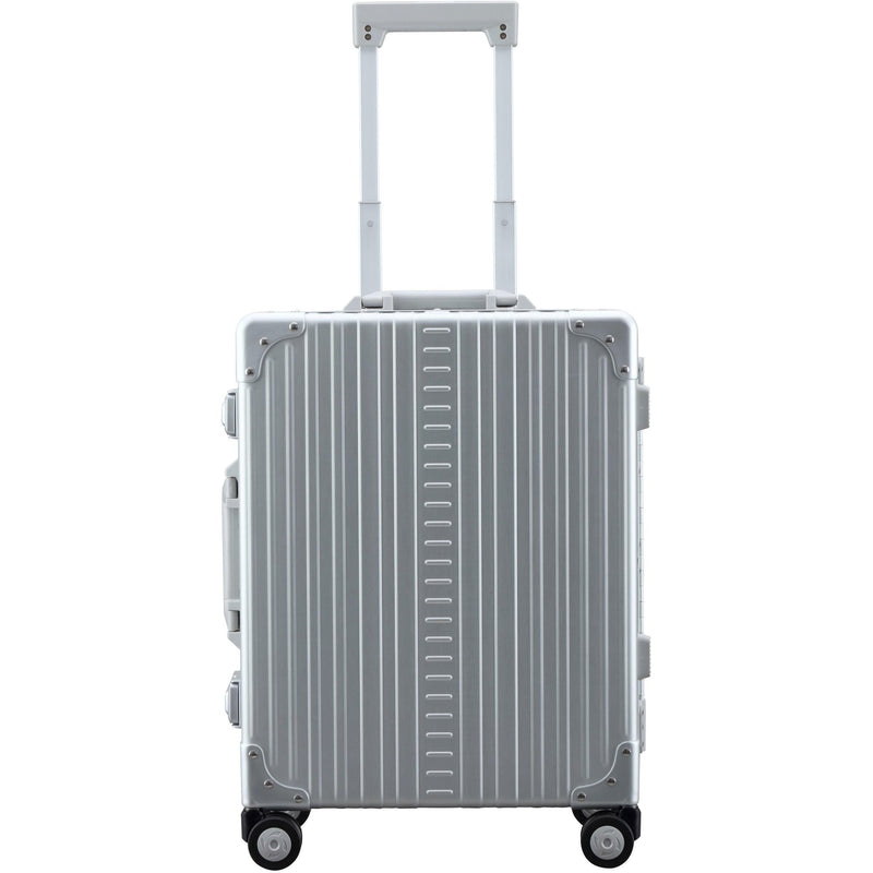 Aleon 21" Carry-On with Suiter Aluminum Hardside Luggage (Platinum) Silver Free Shipping - Strong Suitcases-Vegan Luggage