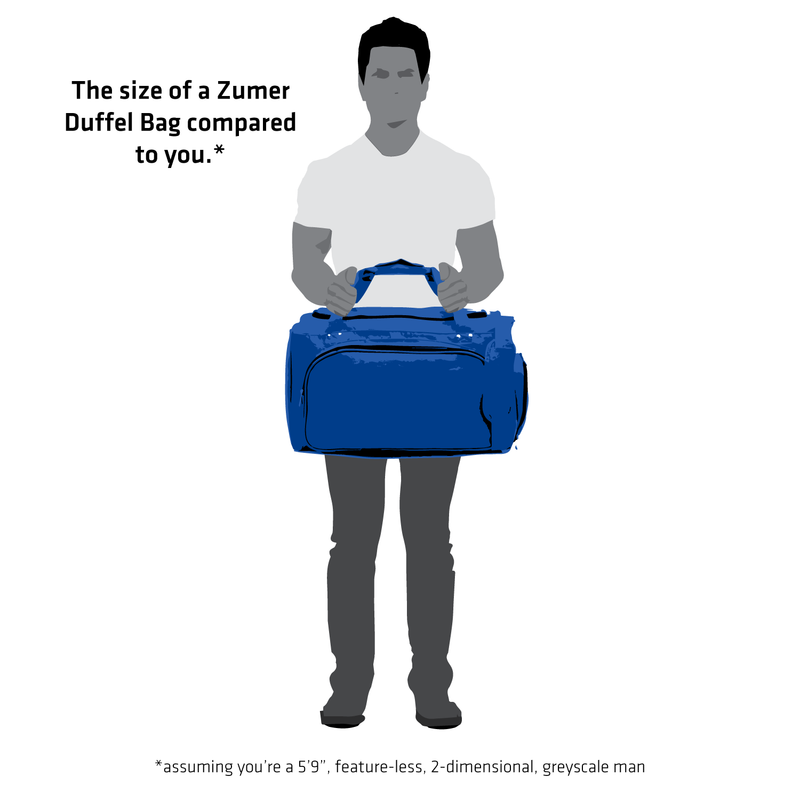 duffel bag size for international travel Zumer Sport Soccer Full-Size Vegan Travel Duffel Carry-On Bag-Strongsuitcases.com – Strong Suitcases-Vegan & Eco-friendly Bags