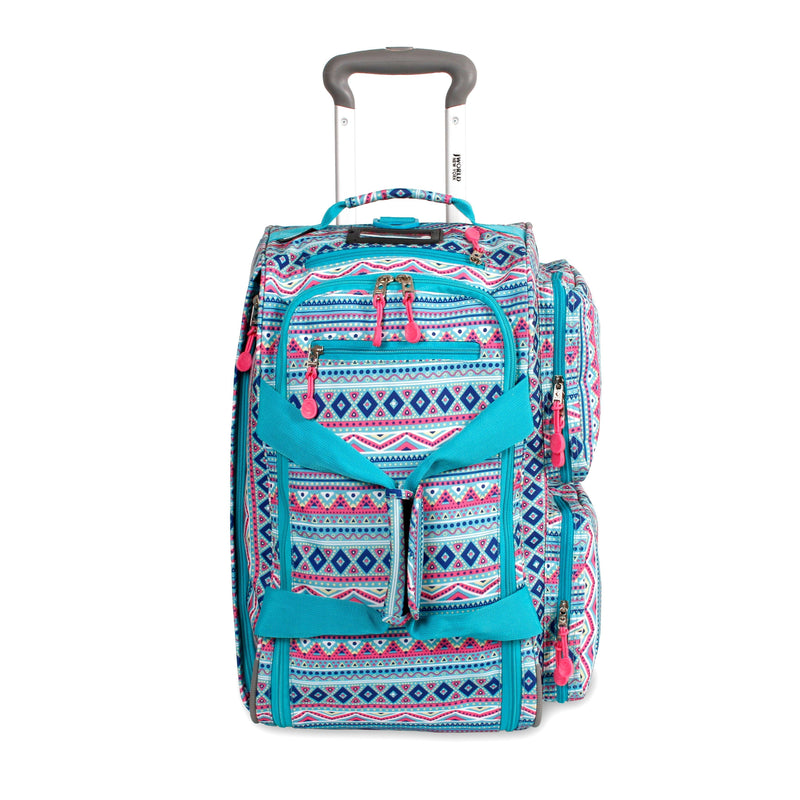 J World New York Duane Wheeled Duffel Bag