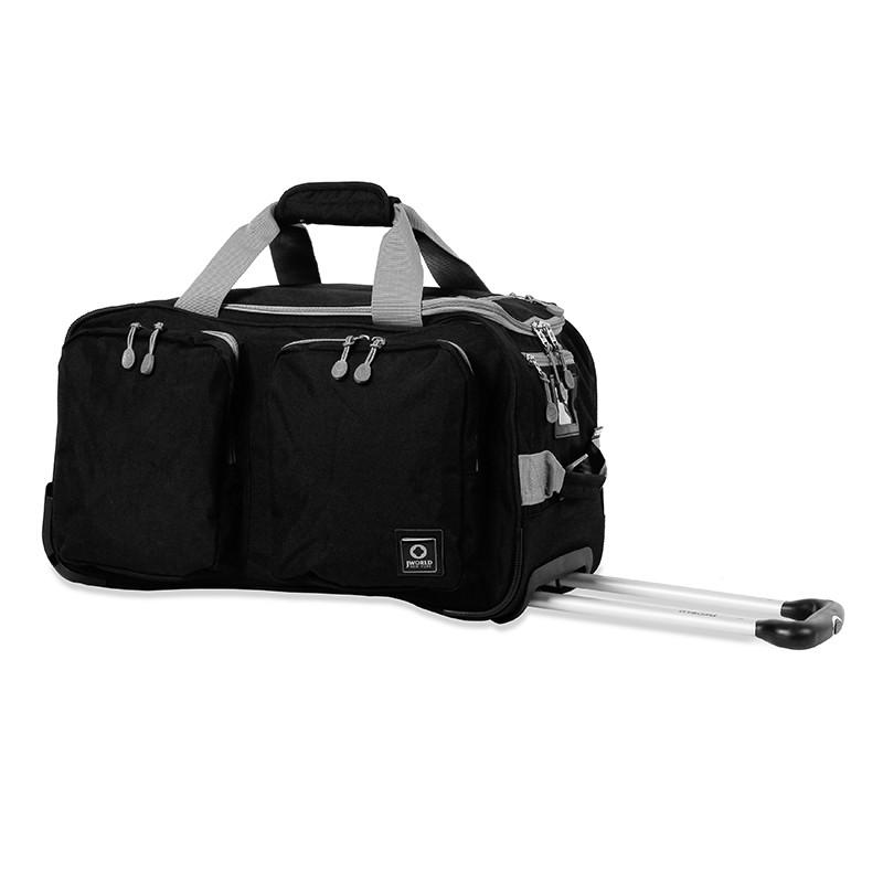 21 inch travel duffel backpack J World New York Duane Wheeled Bag Dual carry handles and an adjustable shoulder strap give you flexible carrying options when youre moving through the airport Leeds Graphite 21 Inch Weekender
