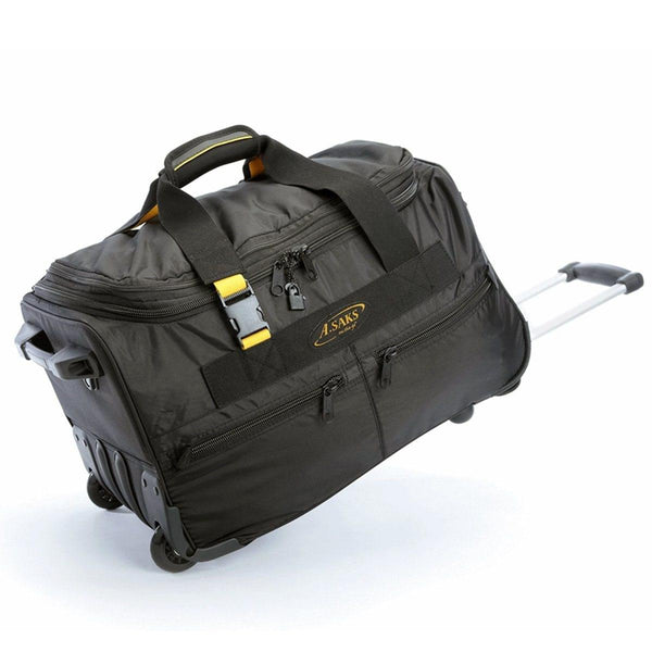 A. Saks 20" Expandable Lightweight and Durable 420D Nylon Wheeled Duffel Free Shipping - Strong Suitcases-Vegan Luggage