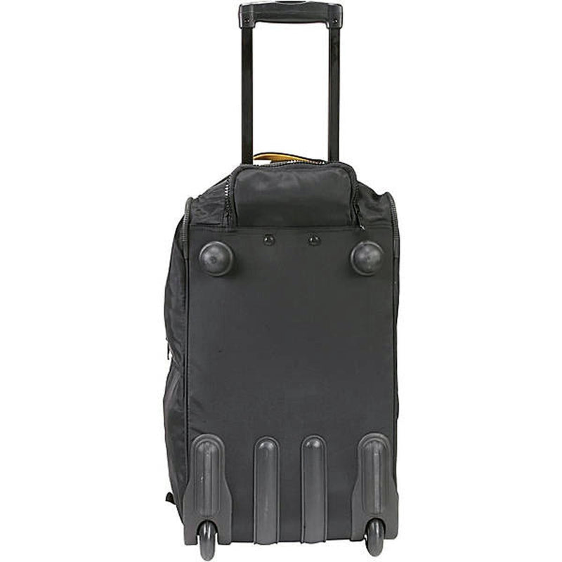 A. Saks 20" Expandable Lightweight and Durable 420D Nylon Wheeled Duffel Free Shipping - Strong Suitcases-Vegan Luggage