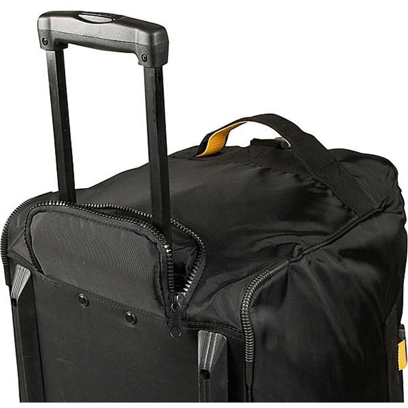 A. Saks Travel Expandable 420D Nylon Mid-Sized 25” Wheeled Duffel - Strong Suitcases-Vegan Luggage